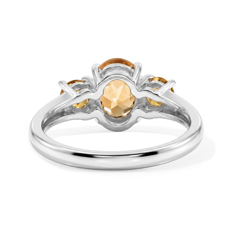 Brazilian Citrine 2.00 ctw Ring in Sterling Silver (Size 8.0)