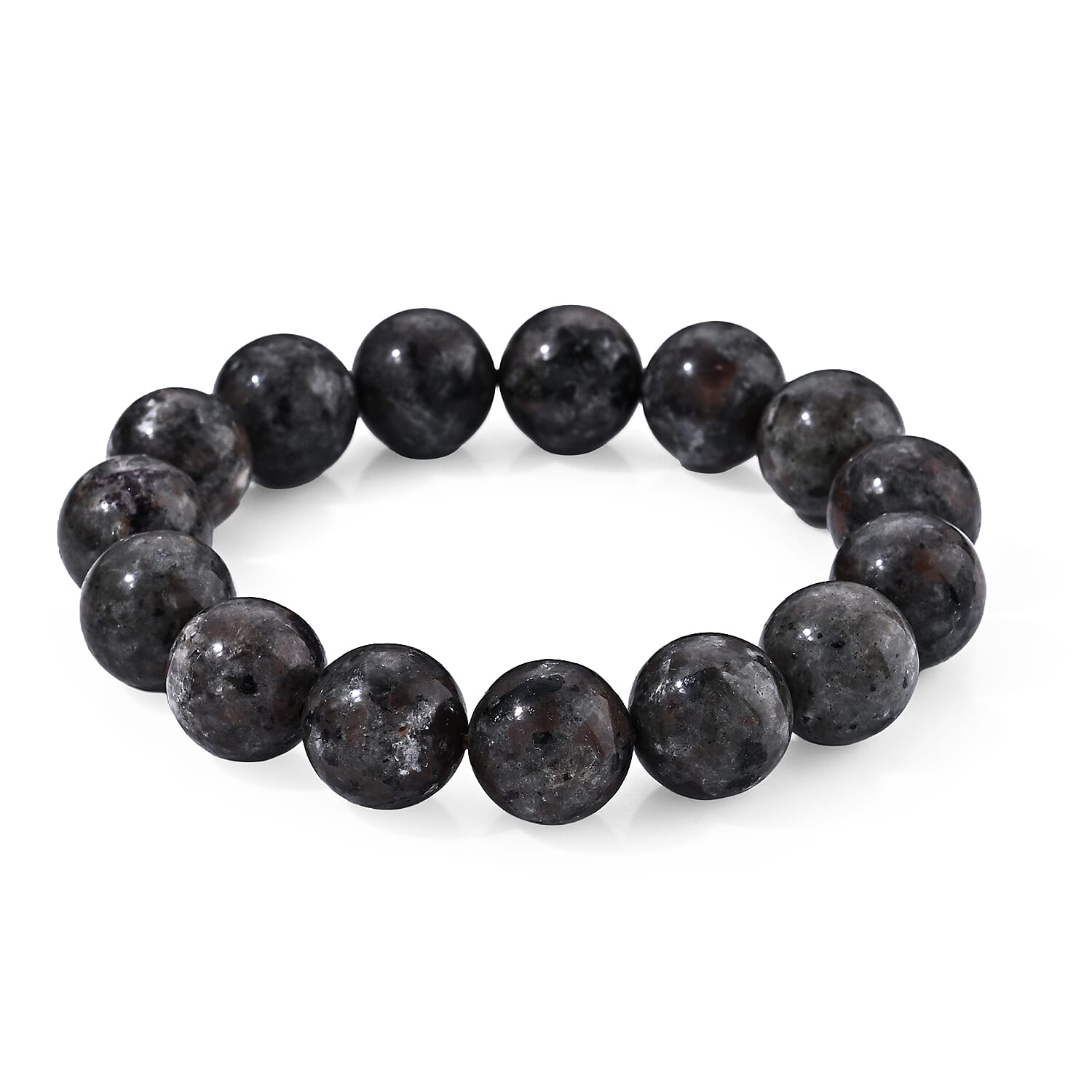 Yooperlite 75.00 ctw Beaded Stretch Bracelet