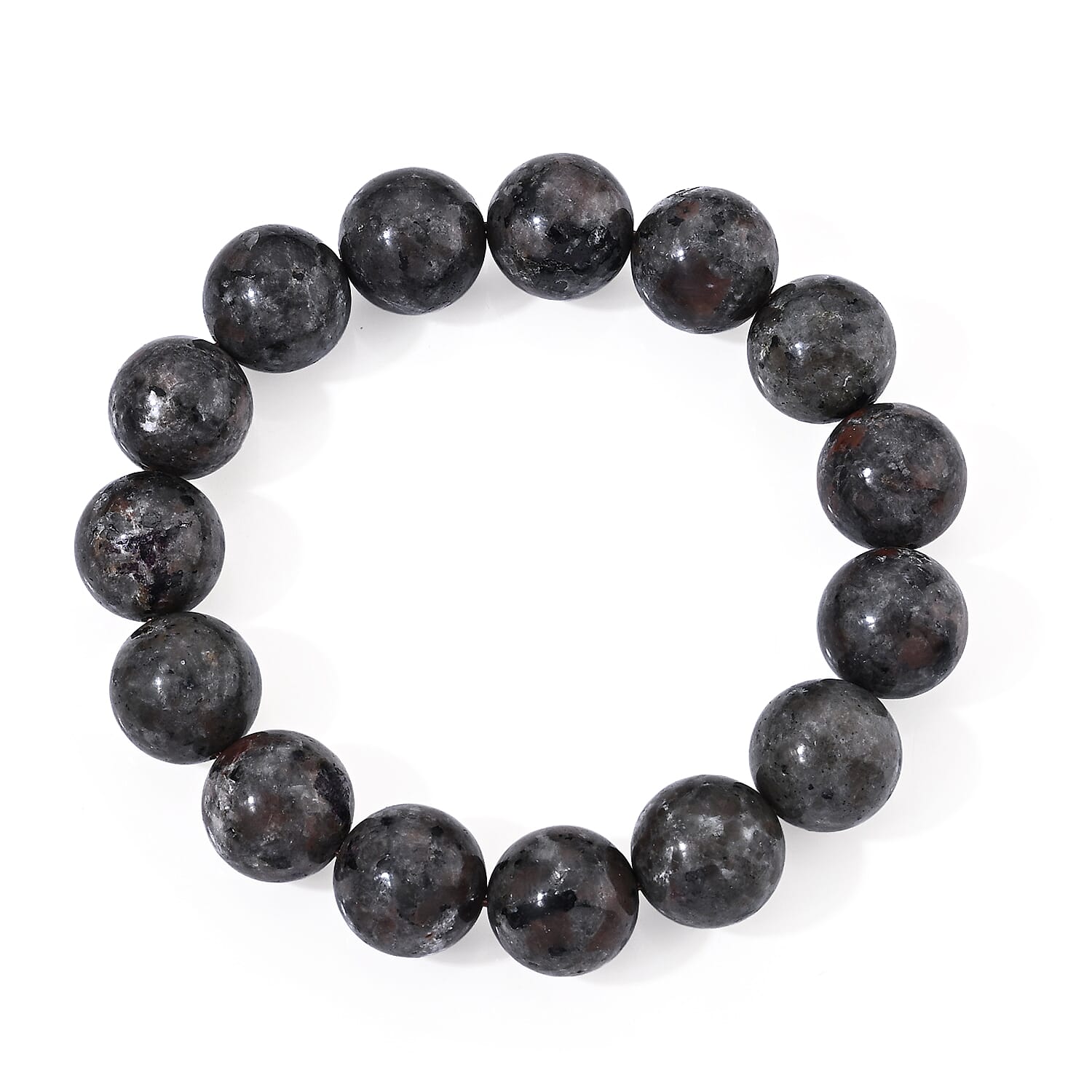 Yooperlite 75.00 ctw Beaded Stretch Bracelet
