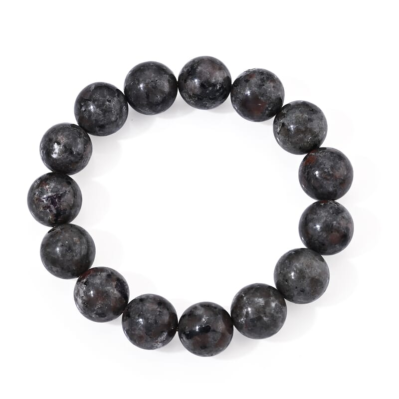 Yooperlite 75.00 ctw Beaded Stretch Bracelet