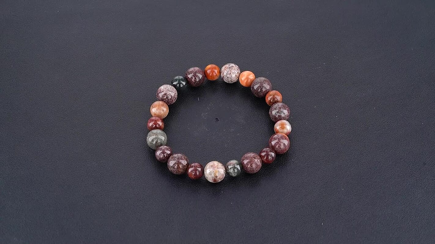 Cacoxenite 120.00 ctw Beaded Stretchable Bracelet