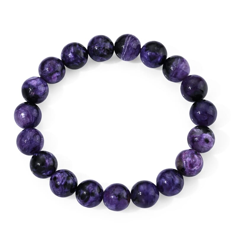 Chaorite 140.00 ctw Beaded Stretch Bracelet