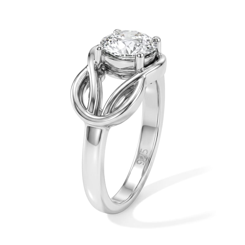 White Topaz 1.10 ctw Ring in Sterling Silver (Size 5.0)