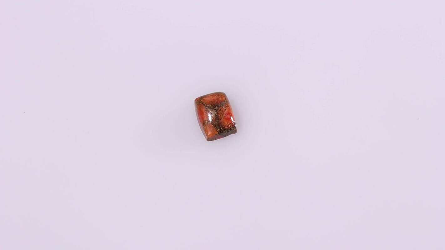 Mojave Orange Turquoise (Cush 8x6 mm) 1.11 ctw