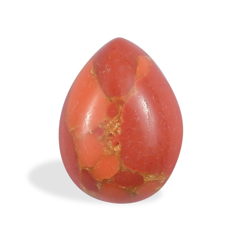 Mojave Orange Turquoise (Pear 8x6 mm) 0.84 ctw