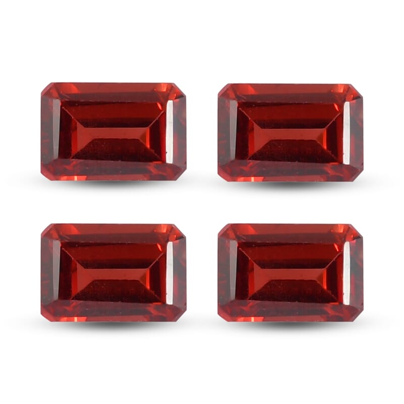 AA Red Garnet Set of 4 (Oct 6x4 mm) 3.06 ctw