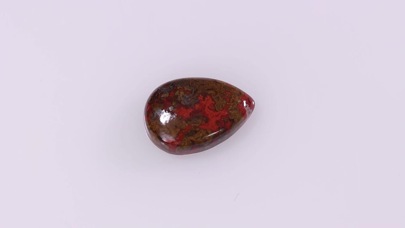 Slice Agate (Pear 12x8 mm) 2.34 ctw