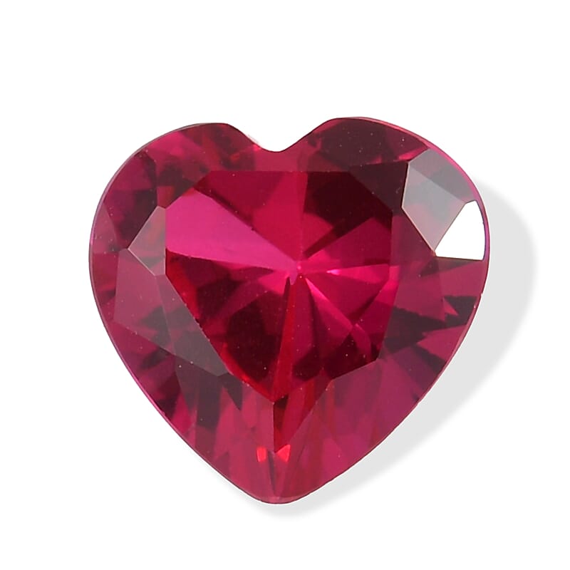 Lab Created Ruby (Hrt 8 mm) 1.89 ctw