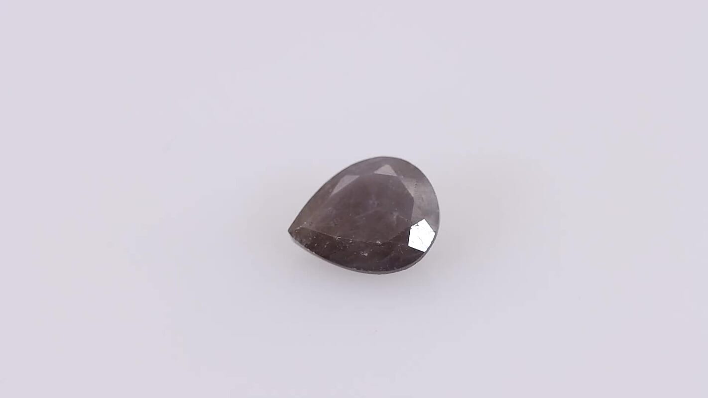 Silver Sapphire (Pear 10x8 mm) 2.53 ctw