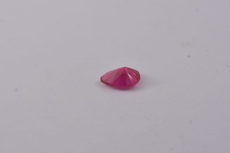 Lab Created Ruby Set of 2 (Pear 8x6 mm) 2.20 ctw