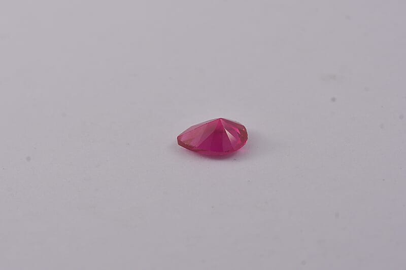 Lab Created Ruby Set of 2 (Pear 8x6 mm) 2.20 ctw