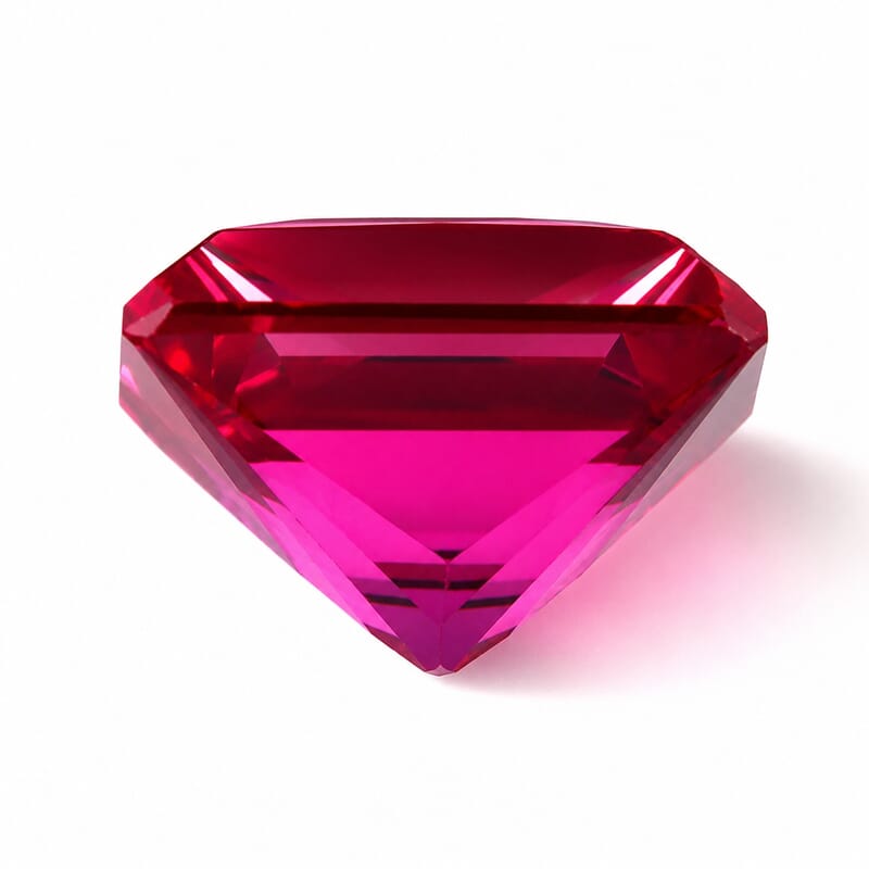 Lab Created Ruby Set of 4 (Sqr 6 mm) 4.85 ctw