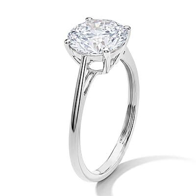 SGL Certified Luxuriant Lab Grown Diamond E-F VS 3.00 ctw Ring in 10K White Gold (Size  7.0)