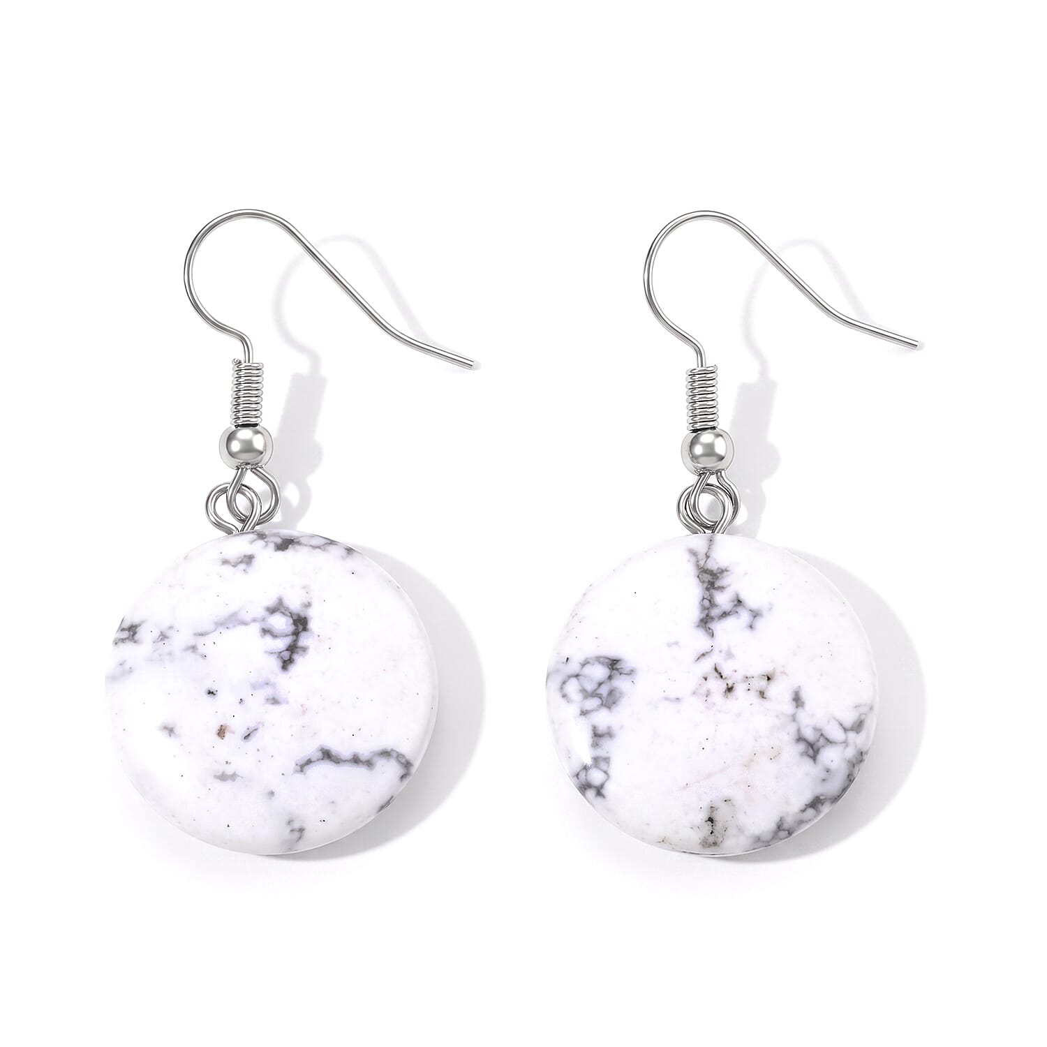Galilea Rose Quartz 25.00 ctw Earrings in Silvertone