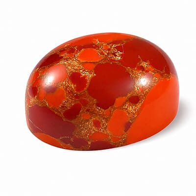 Mojave Orange Turquoise (Ovl 10x8 mm) 2.47 ctw