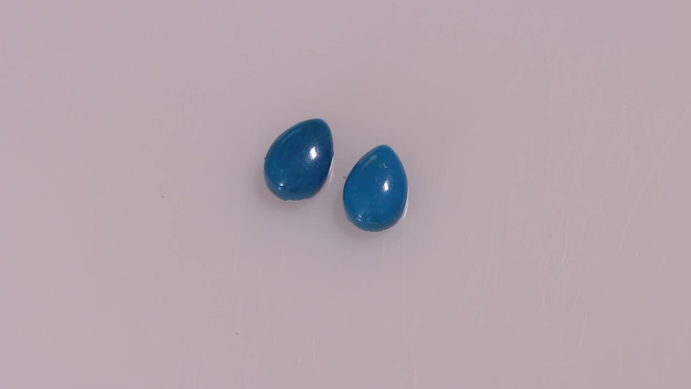 AA Opalina Set of 2 (Pear 7x5 mm) 1.10 ctw
