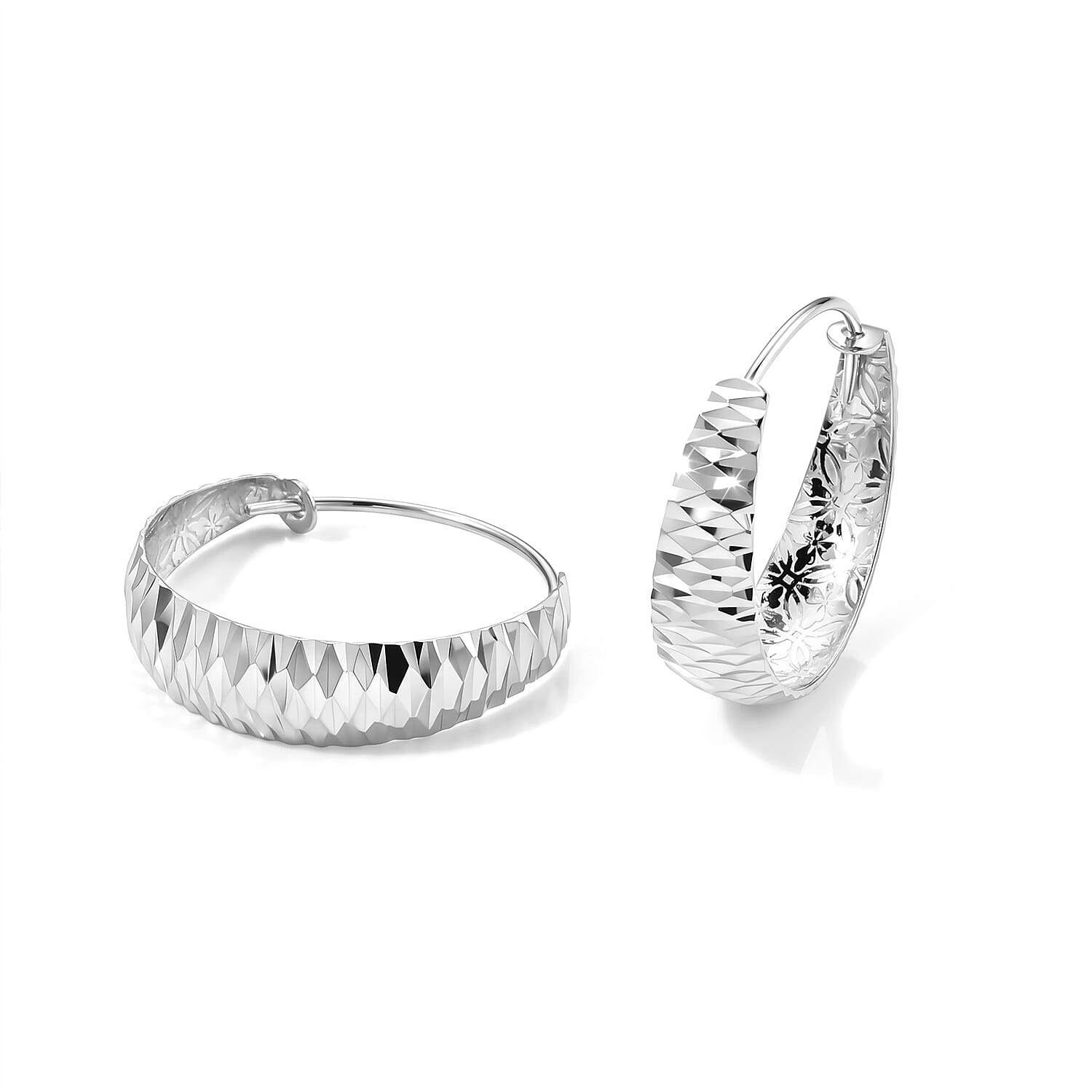 Rhapsody Earrings in 950 Platinum 3.40 Grams