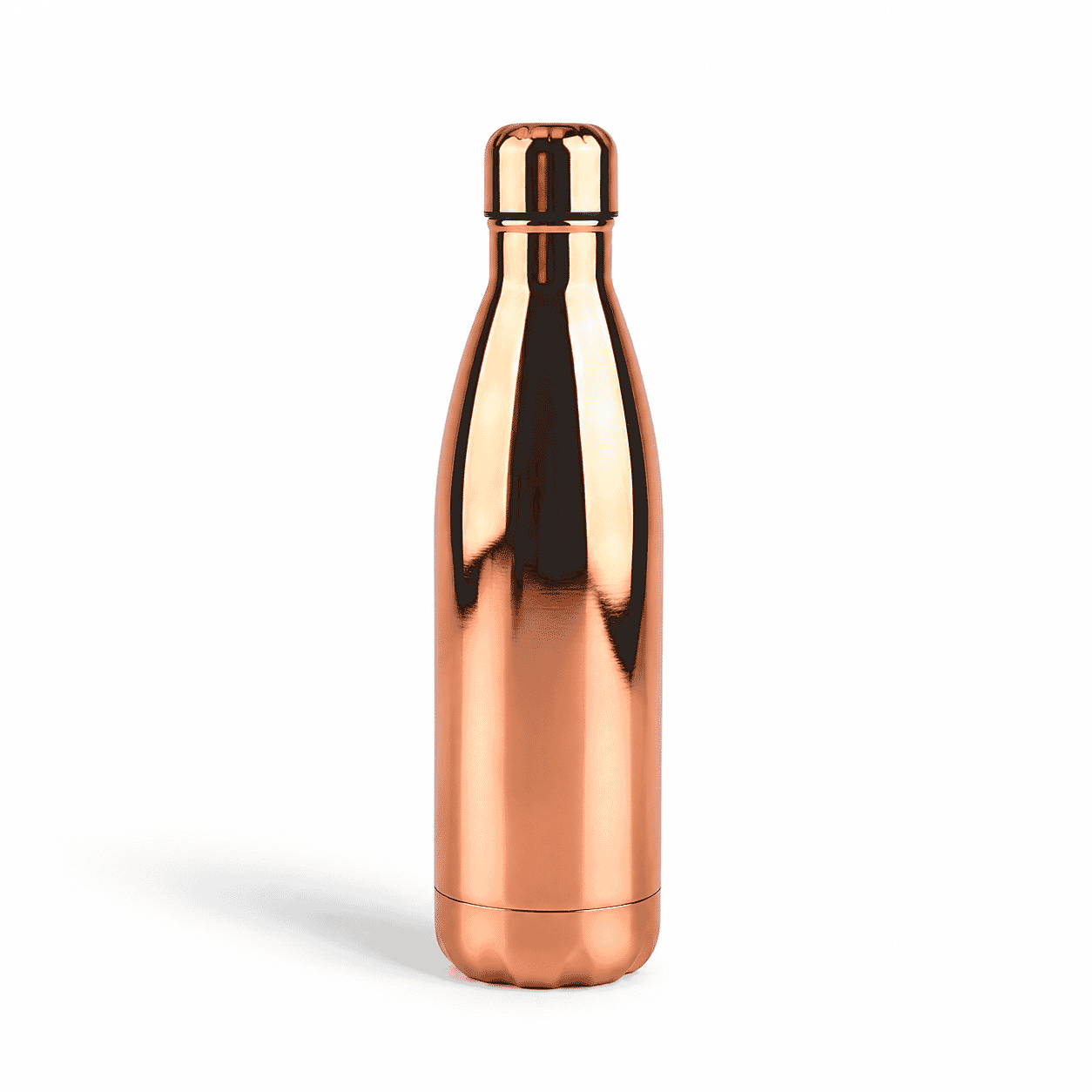 Livmore Rose Gold Double Wall Stainless Steel Gradient Electroplated Water Bottle
