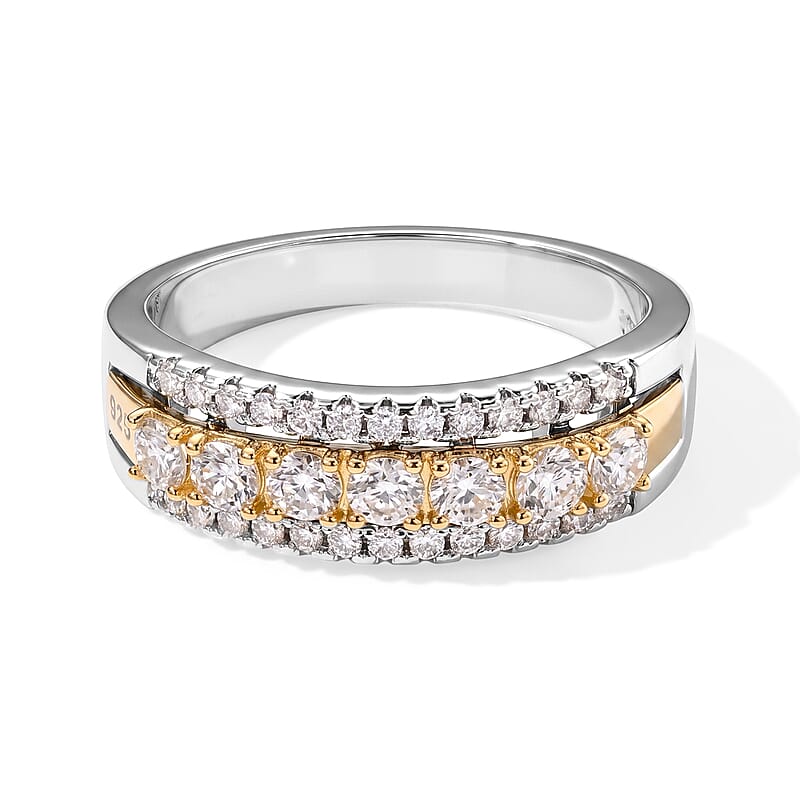 EverTrue Moissanite 0.80 ctw Ring in Platinum Bond (Size 5.0)