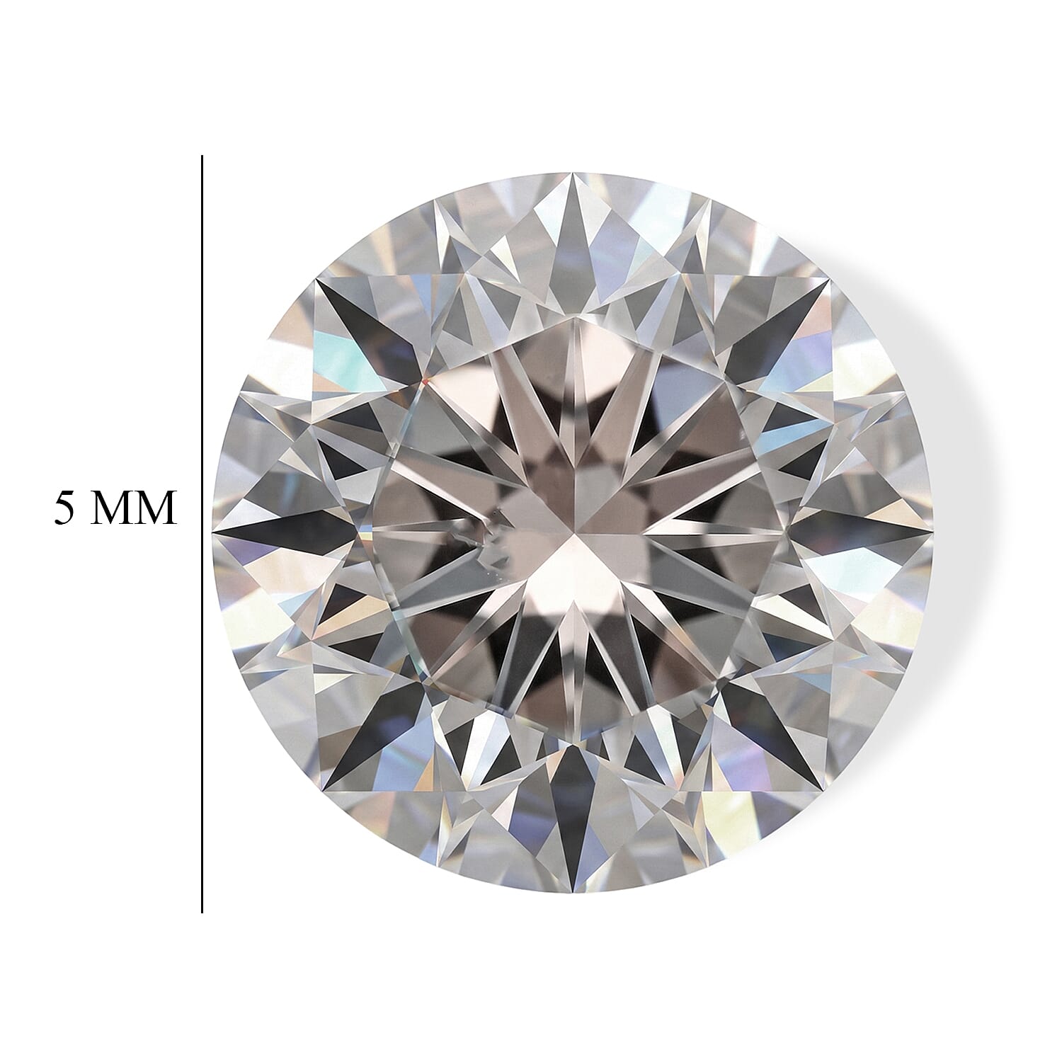 Diamond (D, SI1-SI2) (Rnd 5mm) 0.40 ctw