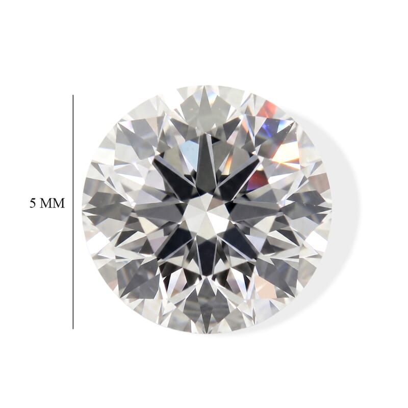 Diamond (D, VS1-VS2) (Rnd 5mm) 0.40 ctw