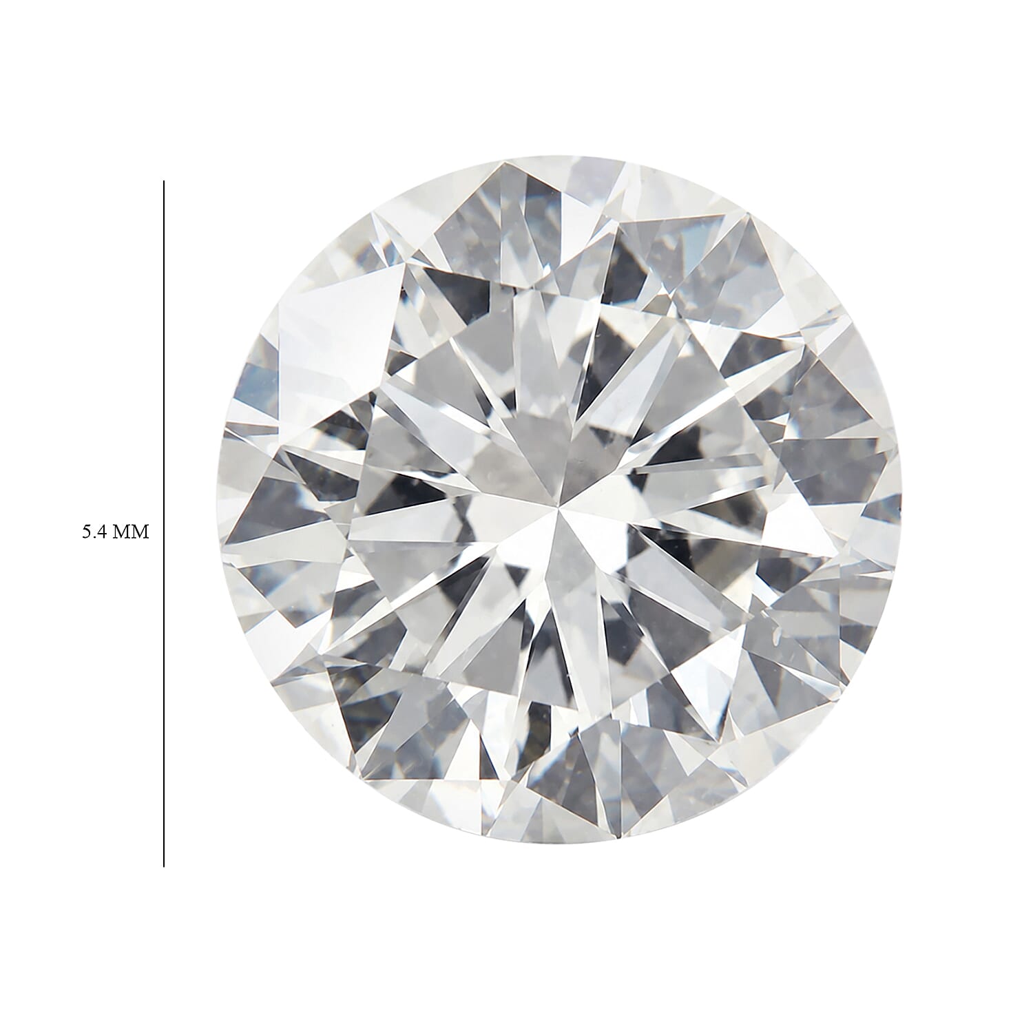 Diamond (H, SI1-SI2) (Rnd 5.4mm) 0.50 ctw