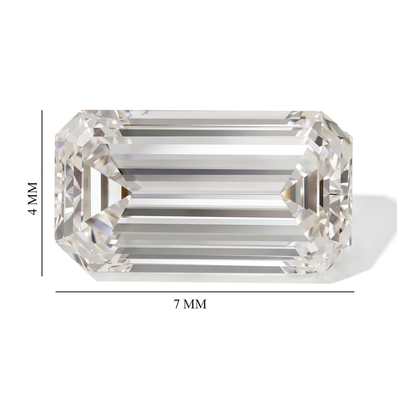 Diamond (H, VS1) (Bgt 7x4mm) 0.65 ctw