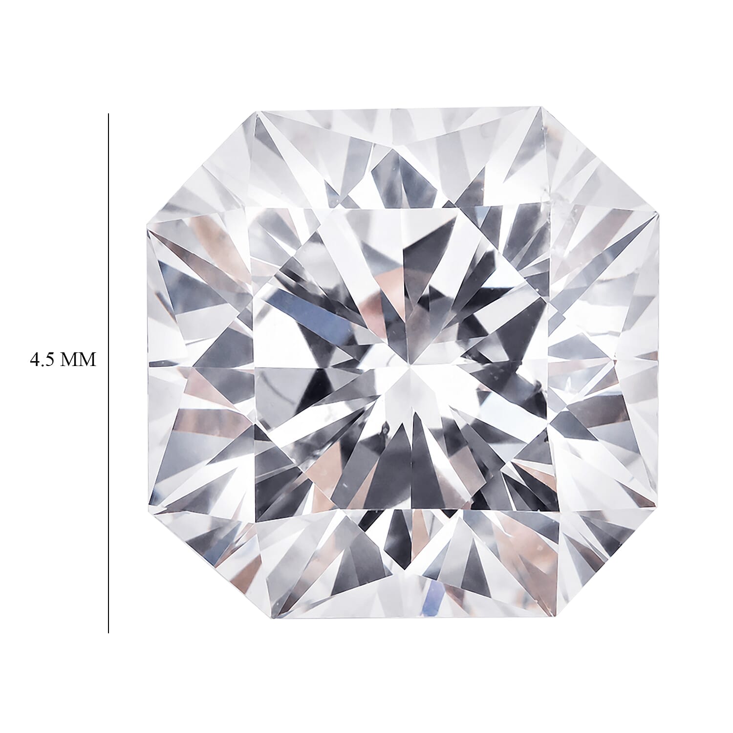 Diamond (H, SI1) (Asscher 4.5mm) 0.61 ctw