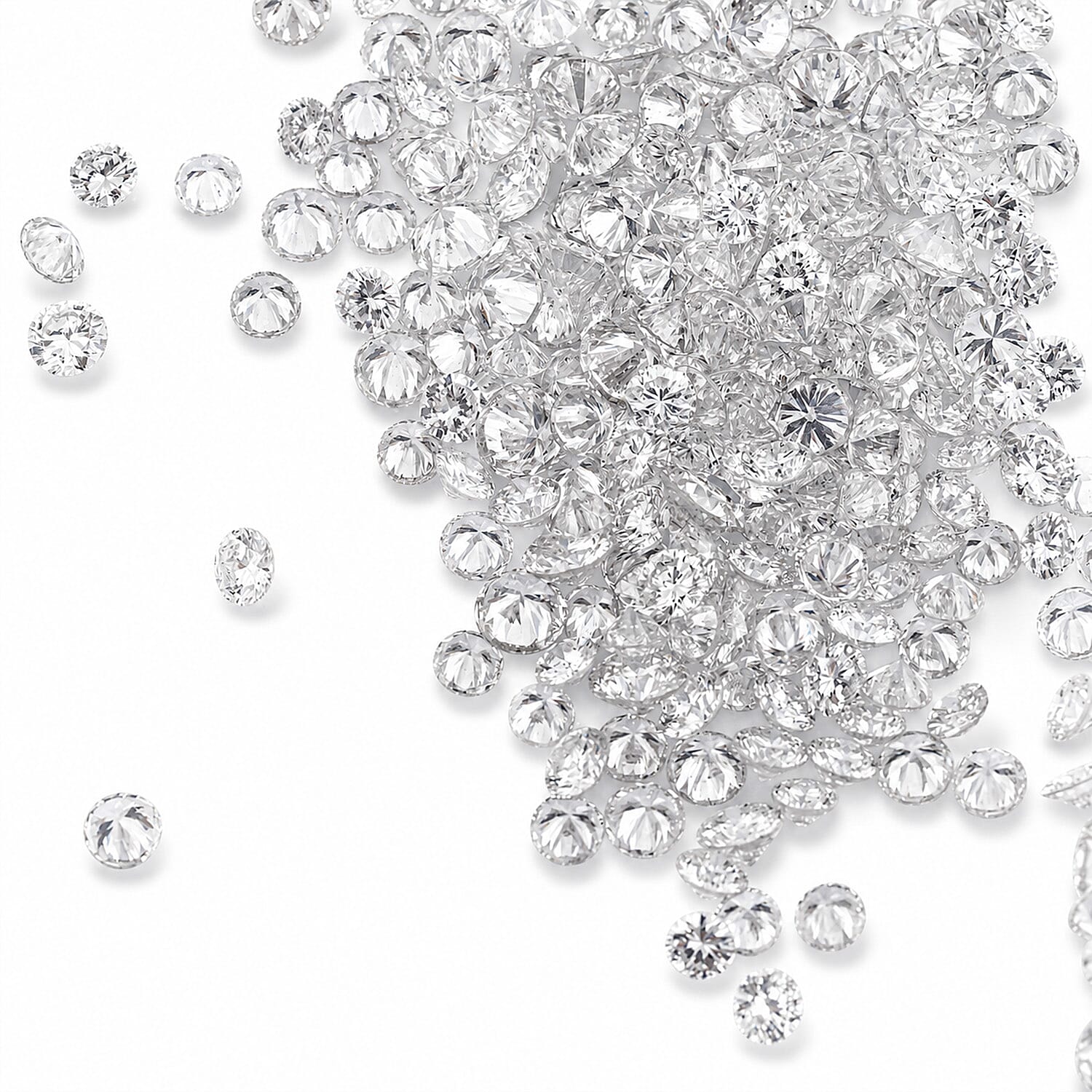 Diamond (G, SI2) (Rnd 2.5mm) 15.51 ctw