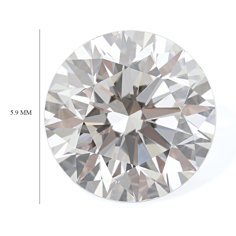 Diamond (G, SI2) (Rnd 5.9mm) 0.80 ctw