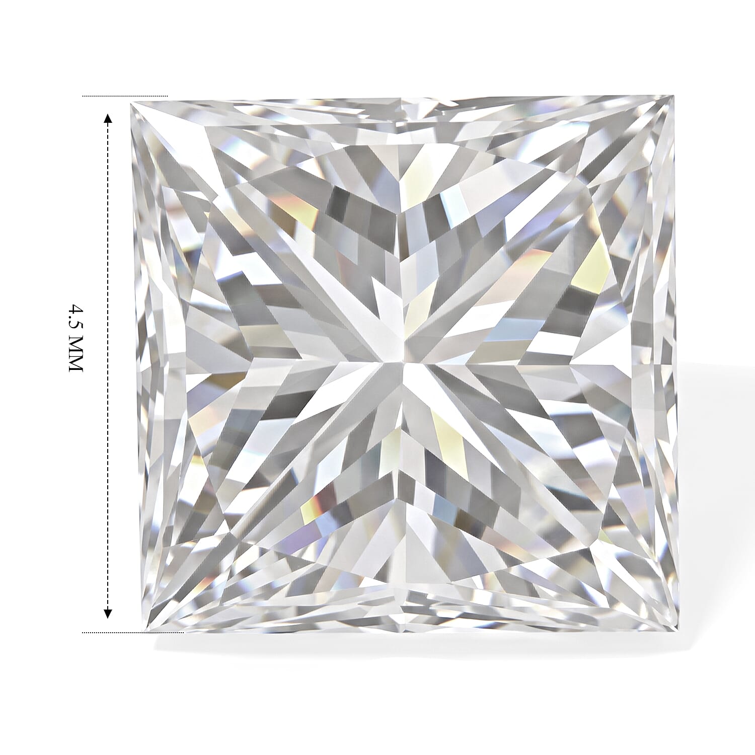 Diamond (G, VS2) (Sqr 4.5mm) 0.51 ctw