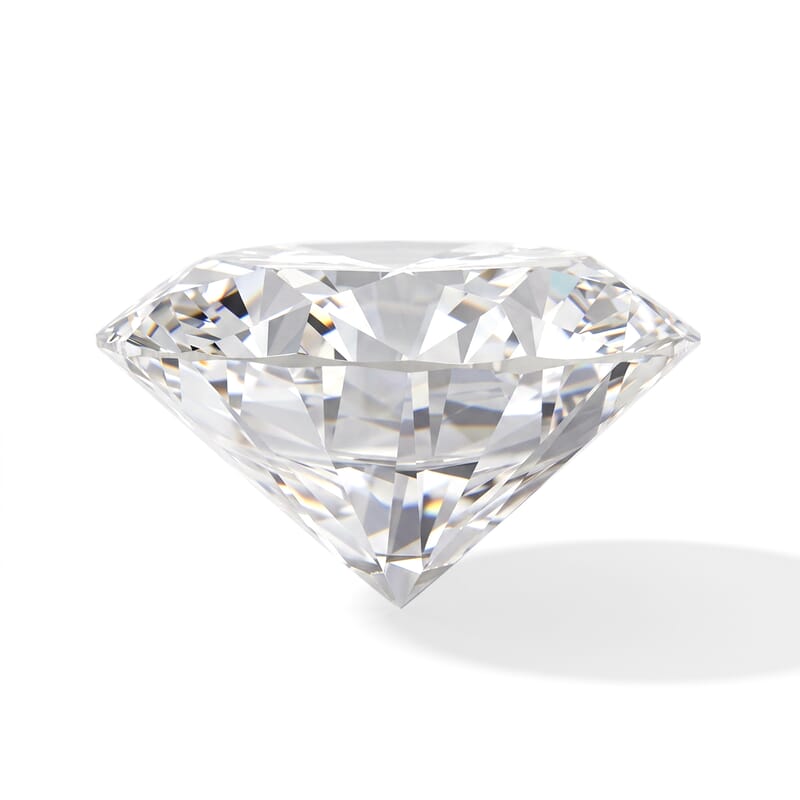 Diamond (F, VVS2) (Rnd 5.1mm) 0.53 ctw