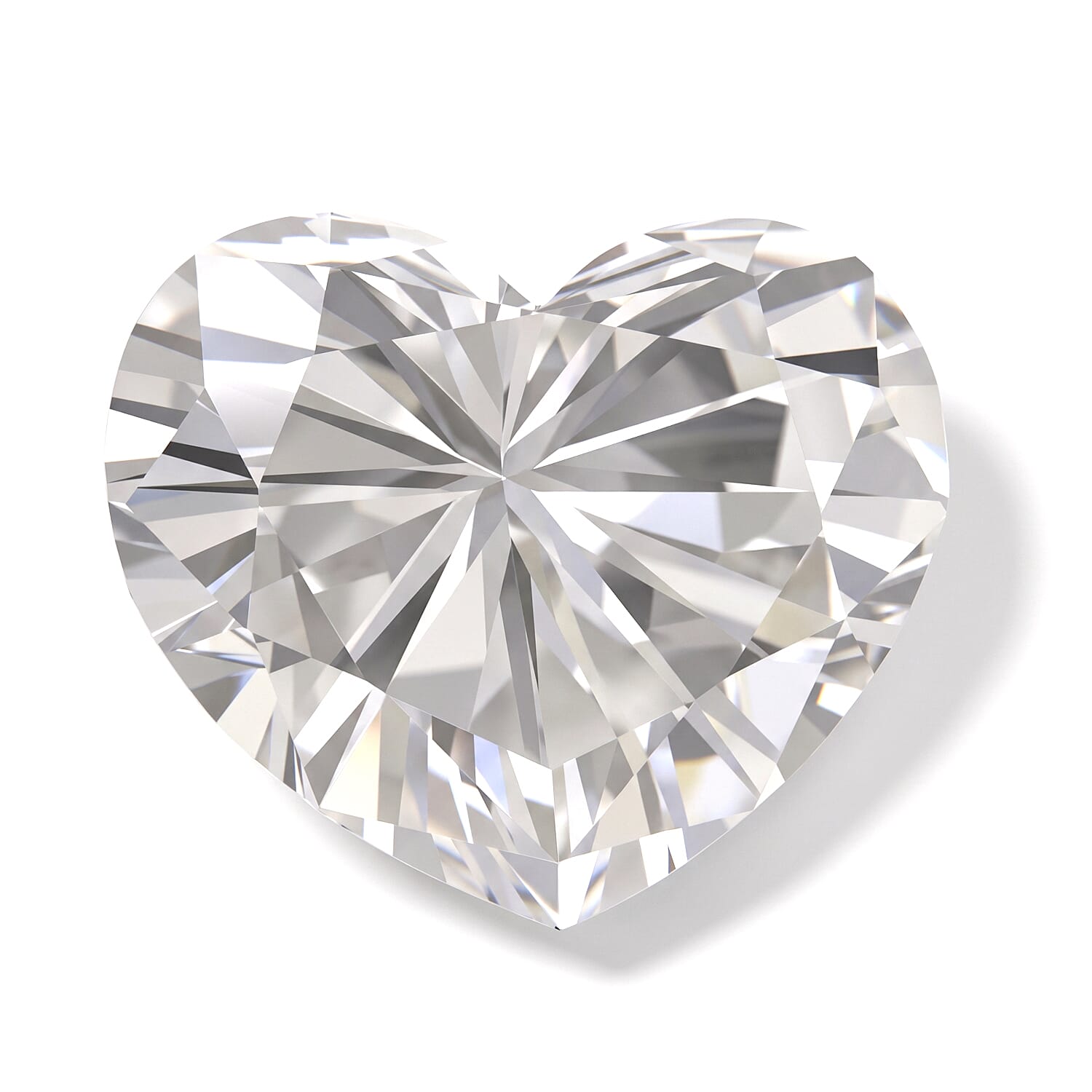 Diamond (F, VS1) (Hrt 4.5mm) 0.52 ctw