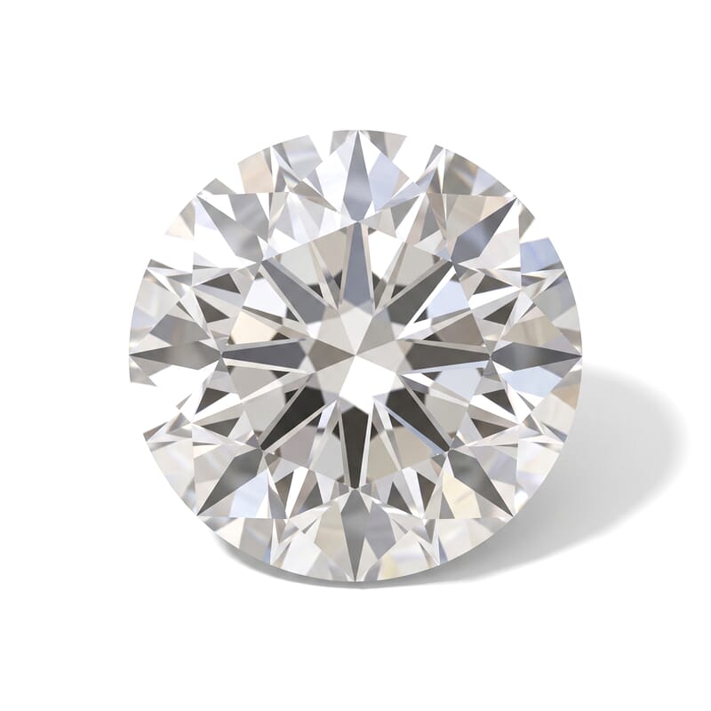 Diamond (F, VVS2) (Rnd 5.4mm) 0.62 ctw