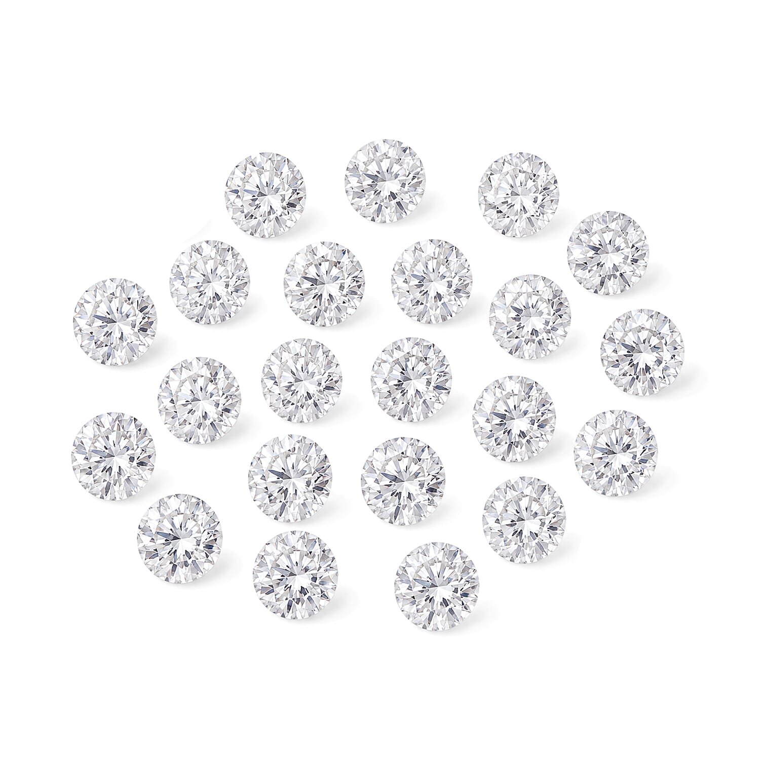 Diamond (F-G, VS2) (Rnd 4.2-4.3mm) 6.97 ctw
