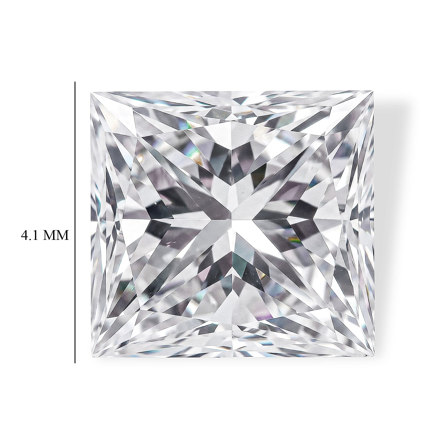 Diamond (F, VS1) (Sqr 4.1mm) 0.43 ctw