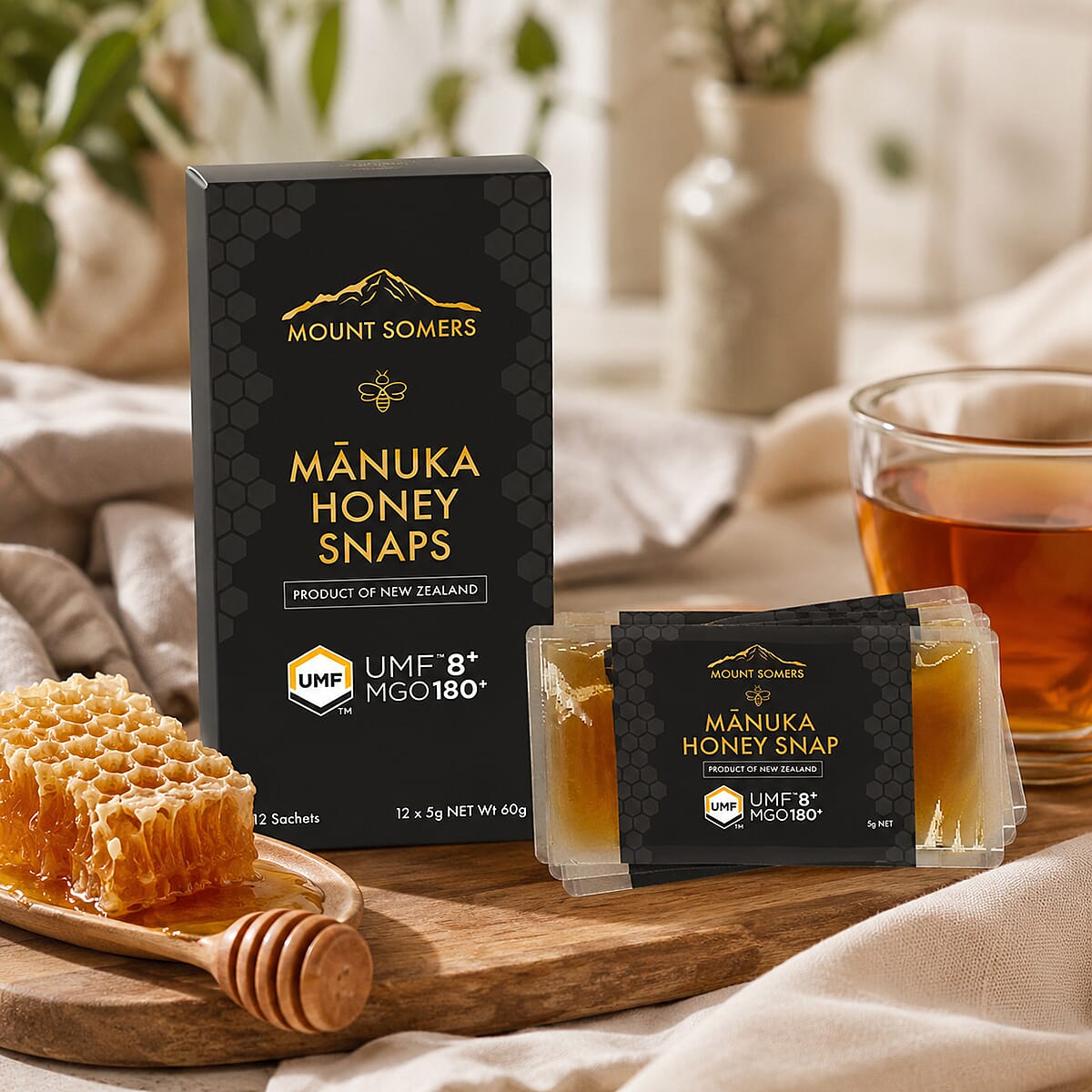 Mount Somers Manuka Honey Snap Packs (12x 5g)