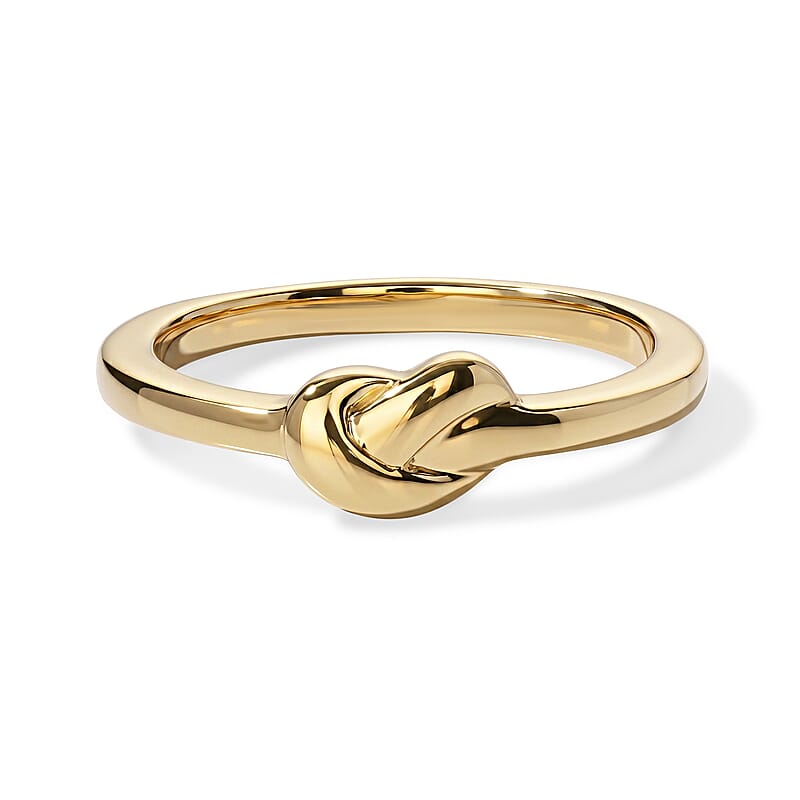 D'Joy Bond Collection 18K Vermeil YG Over Sterling Silver Band Ring (Size 5.0) (2.50 g)