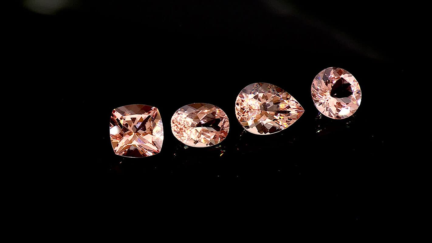 Morganite Pear 16x12 Faceted Cut 4A 6.00 ctw....