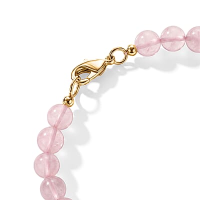 EverTrue Kunzite and Galilea Rose Quartz 40.20 ctw Bracelet in 18K YG Plated (6.50 In)