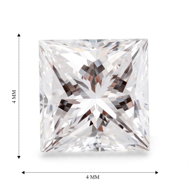 Diamond (D, VS1) (Sqr 4mm) 0.30 ctw