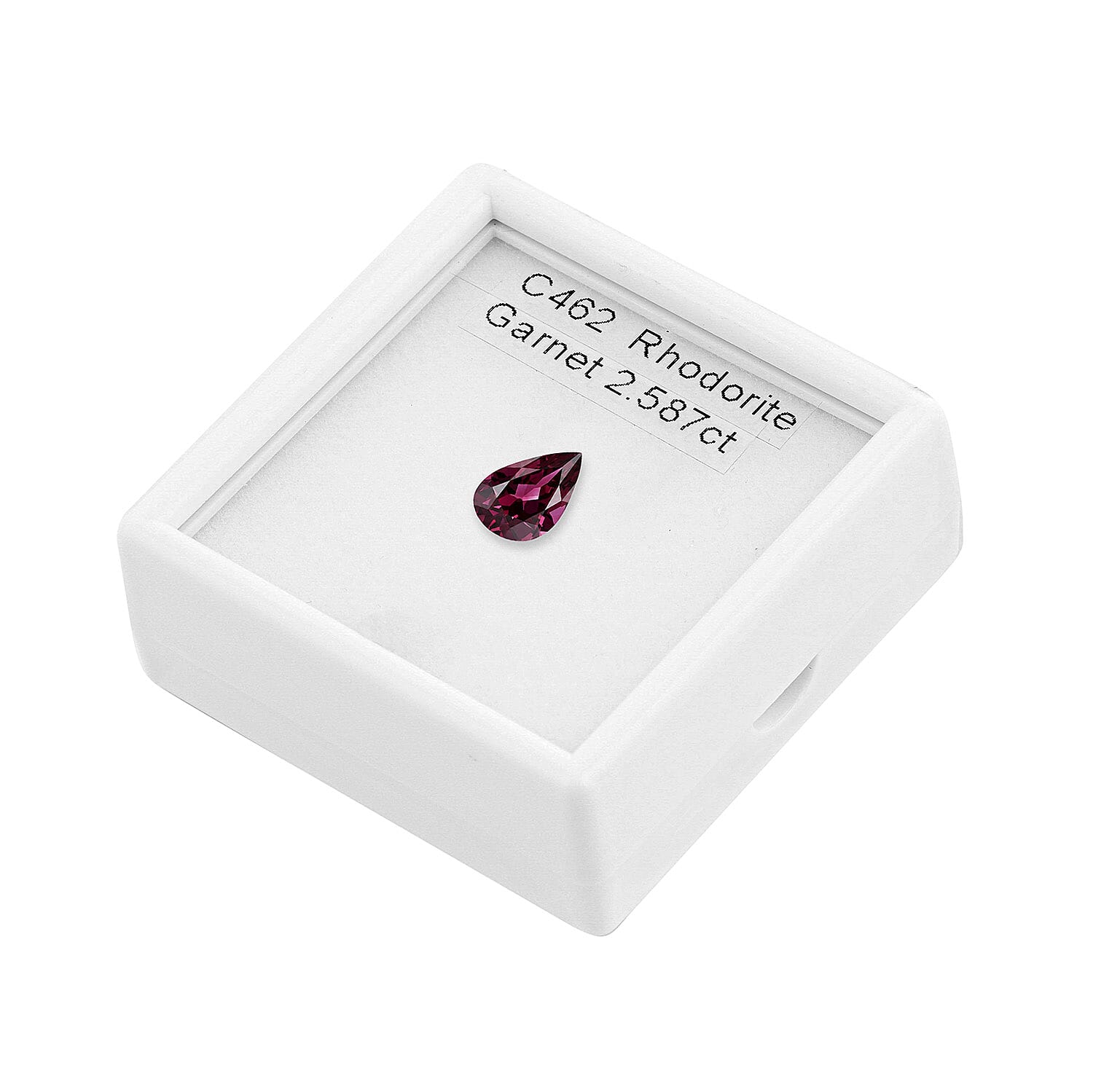 AAA Orissa Rhodolite Garnet (Pear Free Size) 2.58 ctw