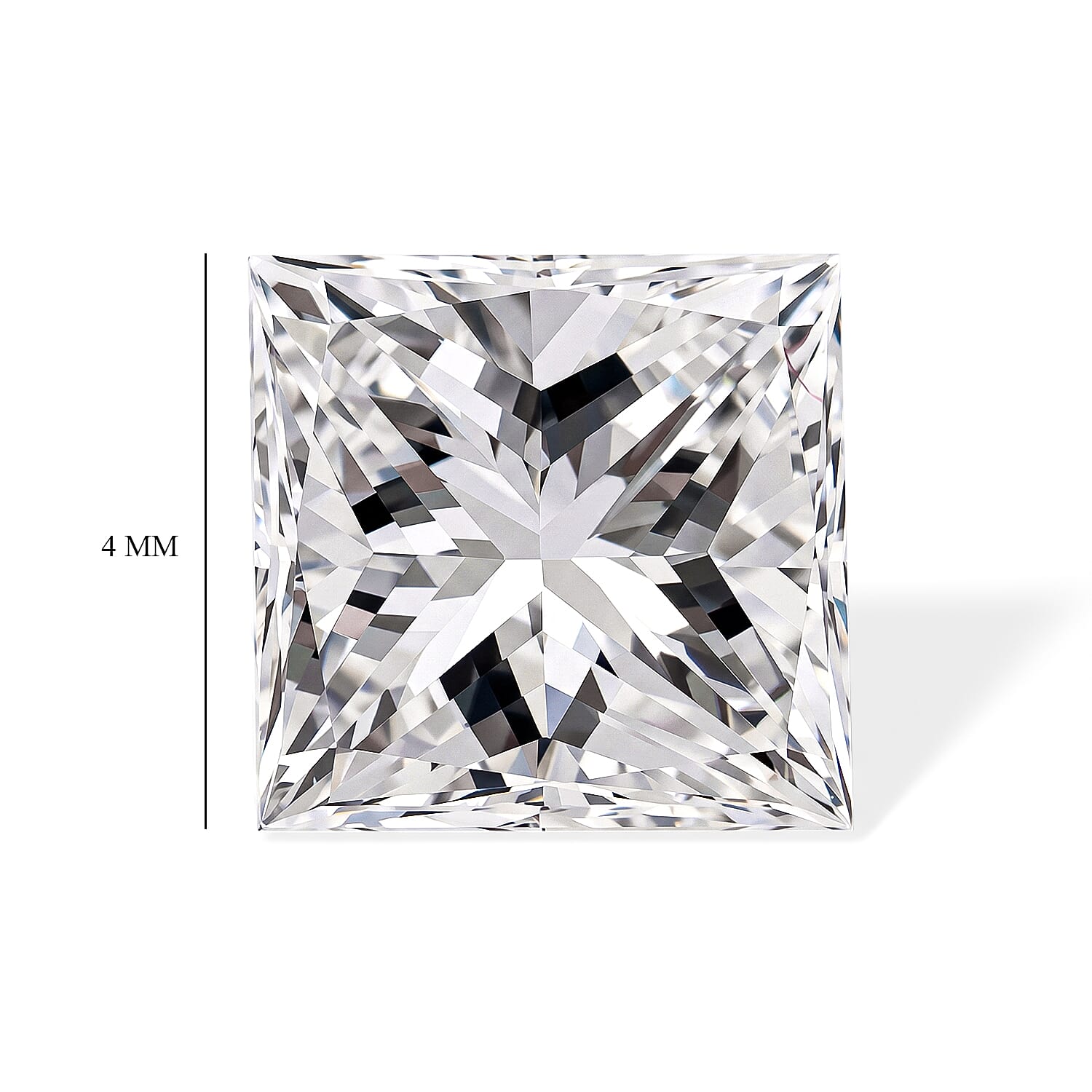 Diamond (F, VS2) (Sqr 4mm) 0.31 ctw