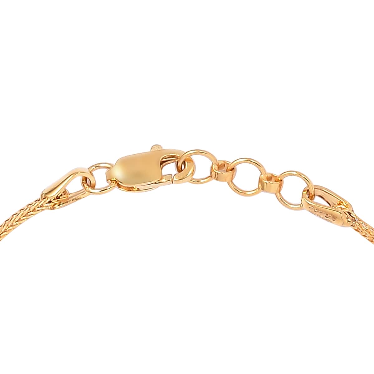 22K Yellow Gold Foxtail Chain Bracelet (8.00 In) 2.30 Grams image number 3