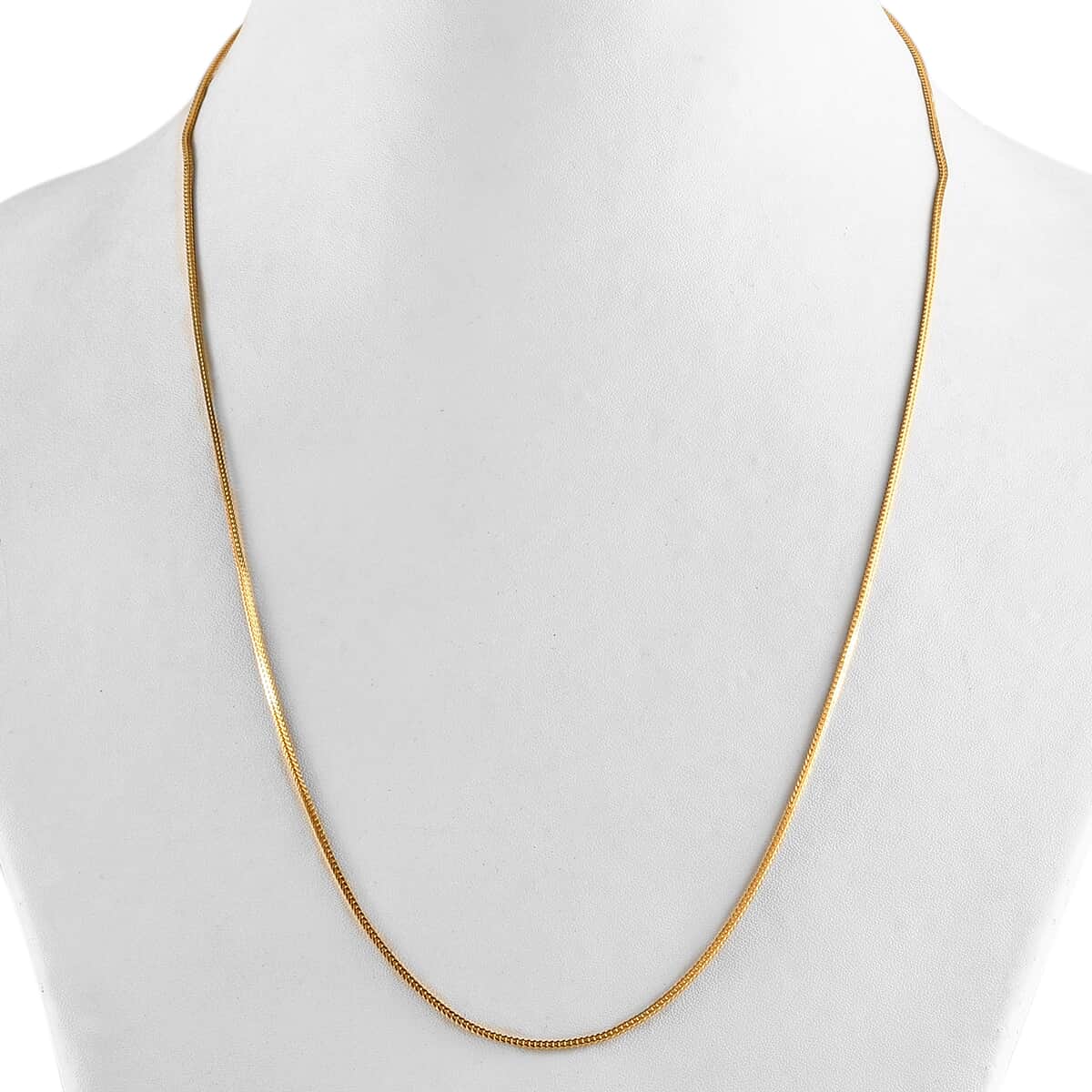 22K Yellow Gold Foxtail Necklace 22 Inches 4.70 Grams image number 2