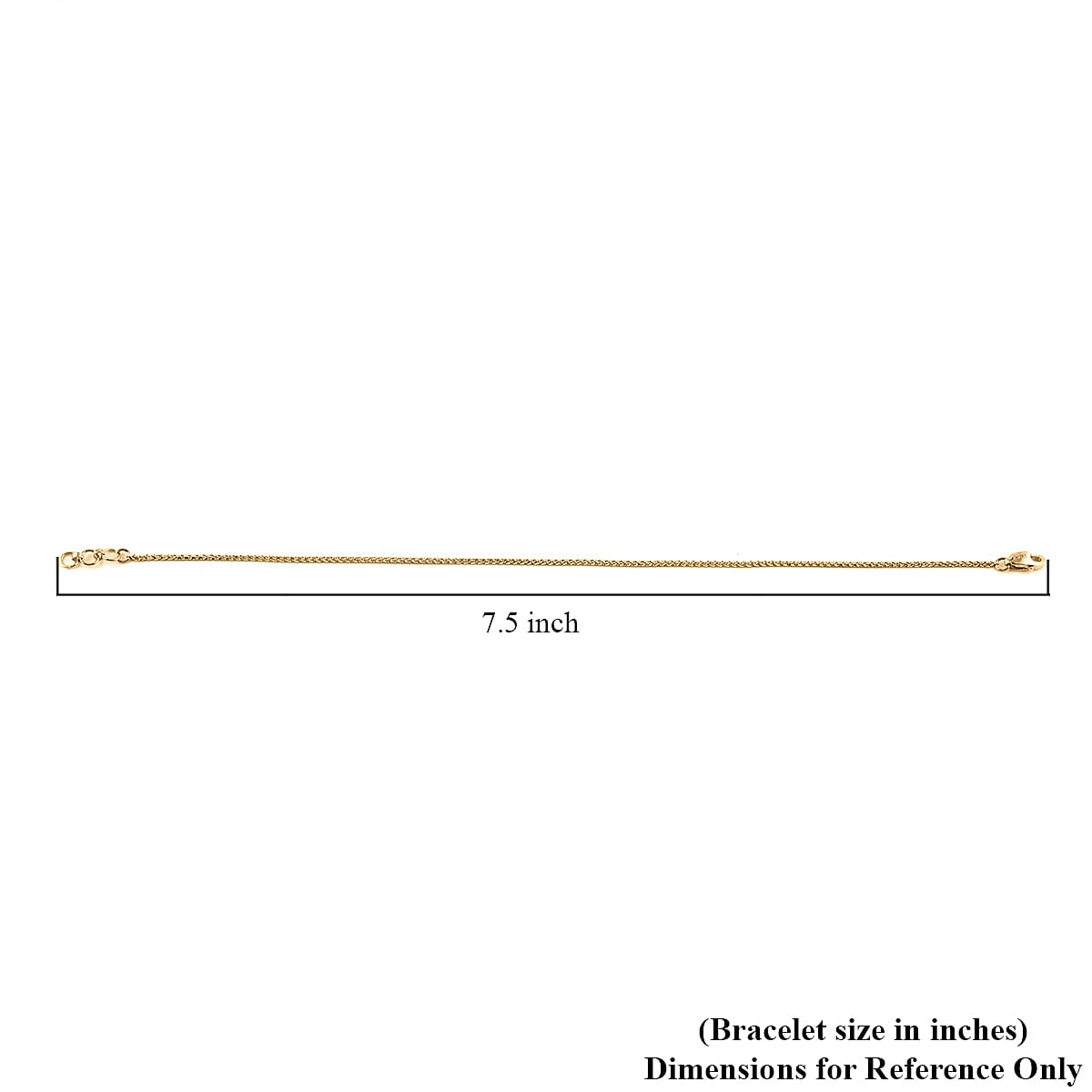 22K Yellow Gold Spiga Bracelet (7.25 In) 2 Grams image number 3