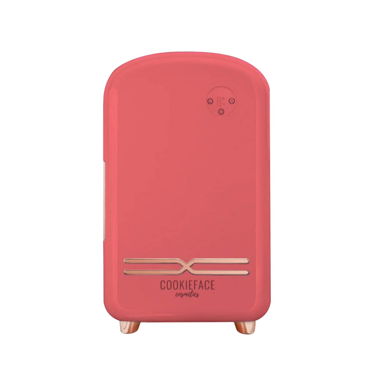 CookieFace Cosmetics Beauty & Beverage Refrigerator - Rose Red | Portable Refrigerator | Skincare Fridge | Beverage Fridge image number 0