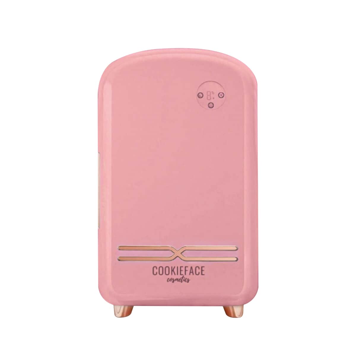 CookieFace Cosmetics Beauty & Beverage Refrigerator - Petal Pink | Portable Refrigerator | Skincare Fridge | Beverage Fridge image number 0