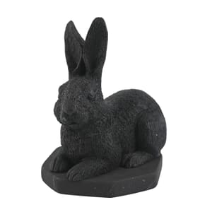 Rabbit Shungite Figurine, Home Decor Figurine, Decorative Figurine, Living Room Decor