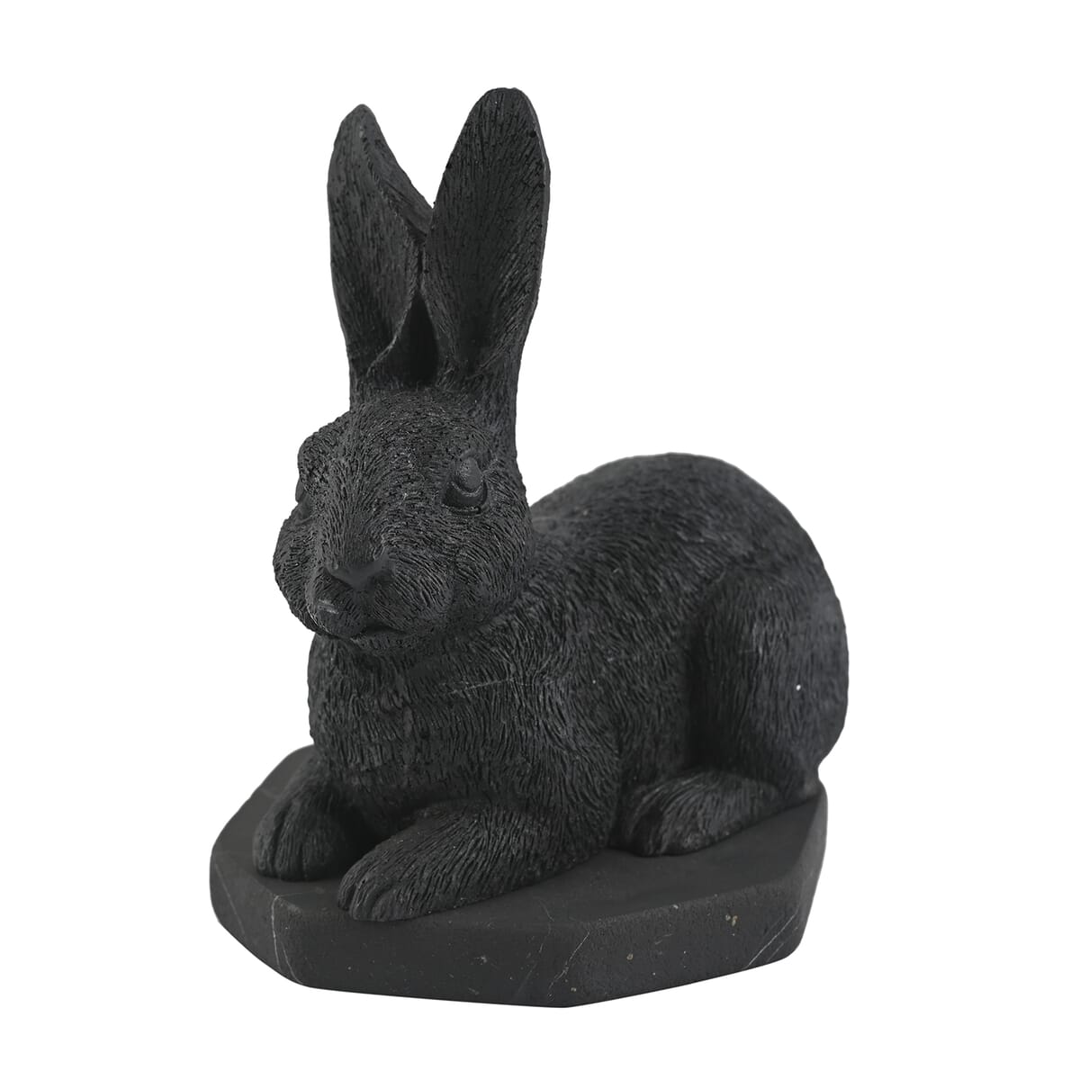 Rabbit Shungite Figurine, Home Decor Figurine, Decorative Figurine, Living Room Decor image number 0